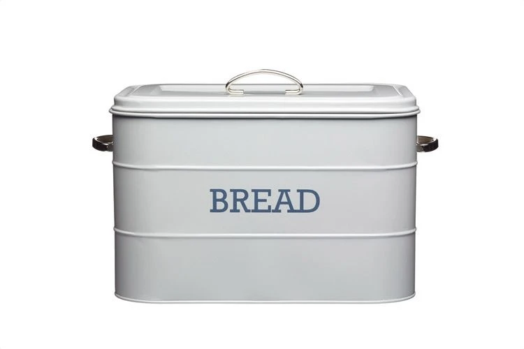 Living Nostalgia Bread Bin Grey 3 Living Nostalgia Bread Bin Grey