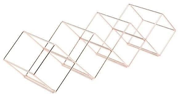 Barcraft Copper Stackable Wine Rack 3 Barcraft Copper Stackable Wine Rack