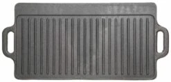 KitchenCraft Deluxe Cast Iron Reversible Griddle 45x23cm
