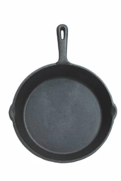 KitchenCraft Deluxe Cast Iron Round Plain Grill Pan 9.5