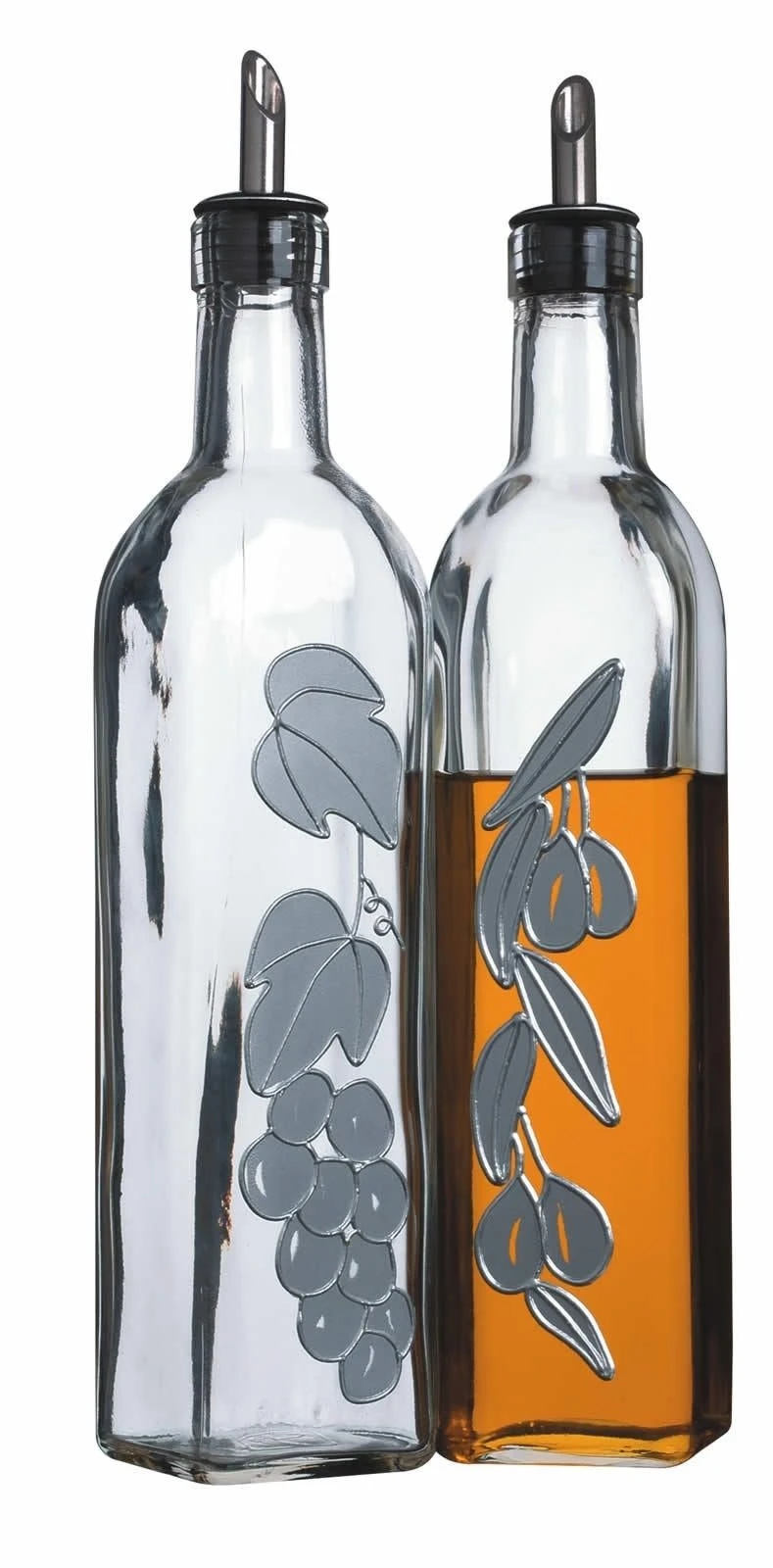 KitchenCraft Italian Glass Oil & Vinegar Set Of 2 Bottles 500ml 3 KitchenCraft Italian Glass Oil & Vinegar Set Of 2 Bottles 500ml