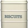 Living Nostalgia Biscuit Storage Tin Cream 1 Living Nostalgia Biscuit Storage Tin Cream -Kitchenware Discount Store 21151 20464