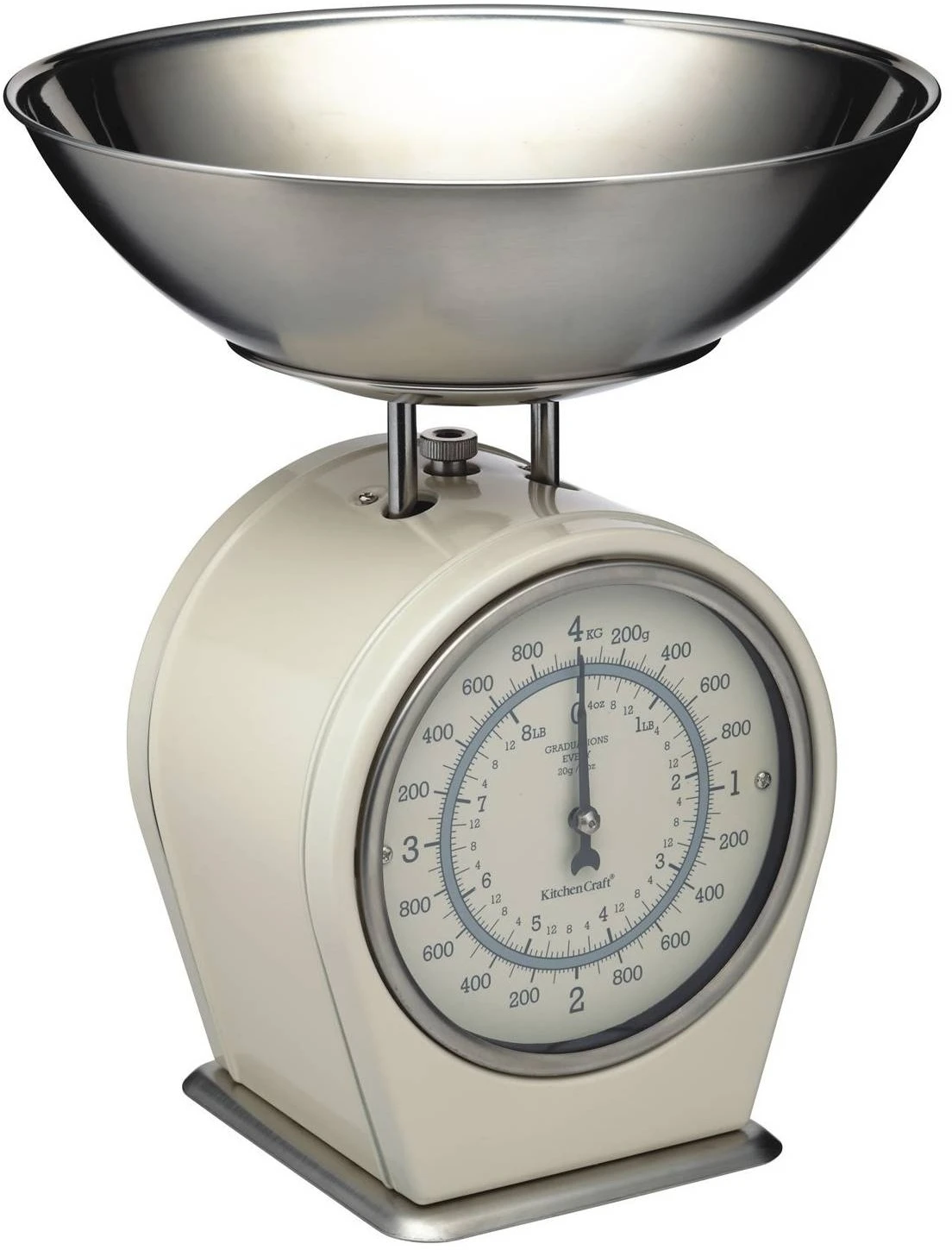 Living Nostalgia Mechanical Scale 4kg Cream 3 Living Nostalgia Mechanical Scale 4kg Cream