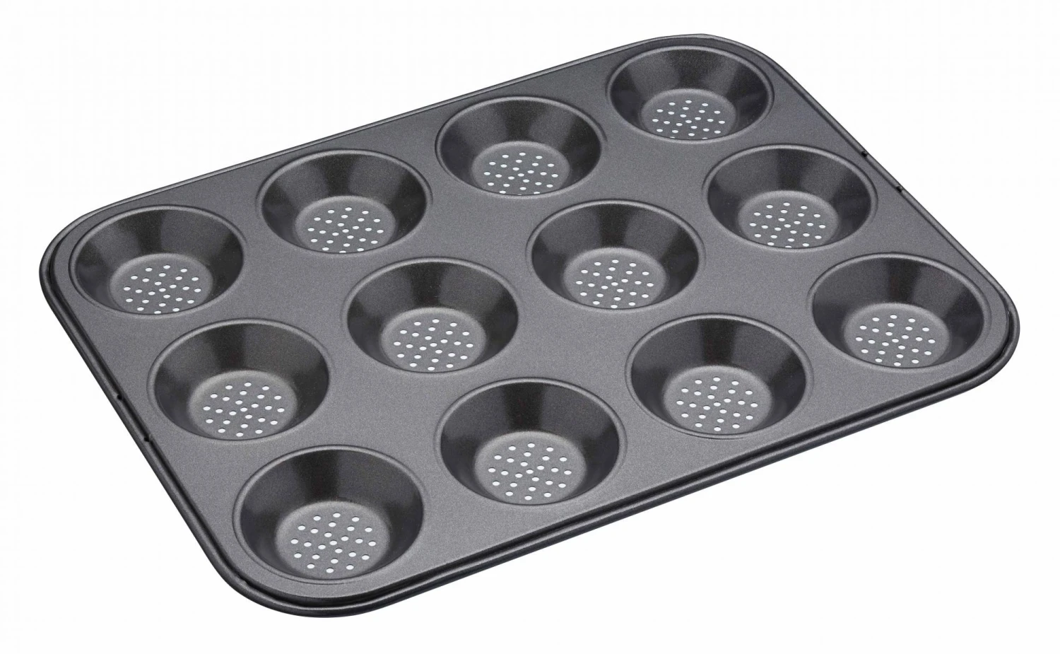 Masterclass Crusty Bake Non-Stick Shallow 12 Hole Baking Pan 32x24cm 3 Masterclass Crusty Bake Non-Stick Shallow 12 Hole Baking Pan 32x24cm