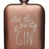 Barcraft Gin Slogan Hip Flask Pink -Kitchenware Discount Store 25312 19715