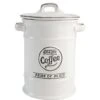 Pride Of Place Coffee Jar White 2 Pride Of Place Coffee Jar White -Kitchenware Discount Store 26948 19367