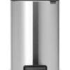 Brabantia Pedal Bin Matt Steel 12L -Kitchenware Discount Store 27795 18983