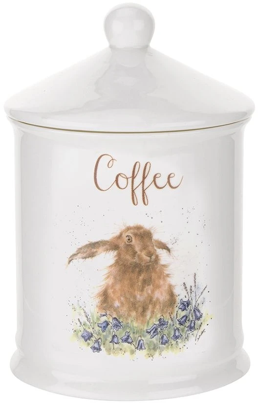 Wrendale Coffee Canister Hare 3 Wrendale Coffee Canister Hare