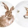 Wrendale Coupe Plates Set Of 2 Fox And Hare 16.5cm 2 Wrendale Coupe Plates Set Of 2 Fox And Hare 16.5cm -Kitchenware Discount Store 28945 18447