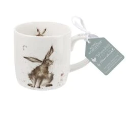 Wrendale 'Good Hare Day' Hare Mug 310ml
