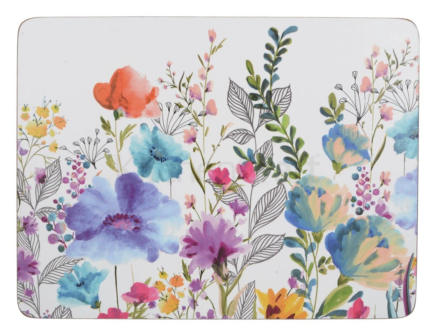 Creative Tops Meadow Floral Placemats Set Of 6 3 Creative Tops Meadow Floral Placemats Set Of 6