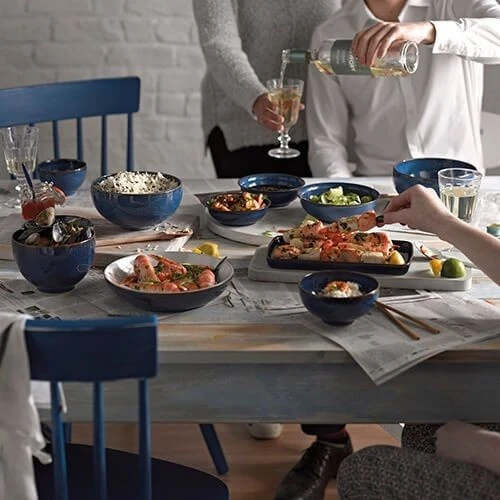 Denby Imperial Blue Coupe Cereal Bowl 6 Denby Imperial Blue Coupe Cereal Bowl - Image 4