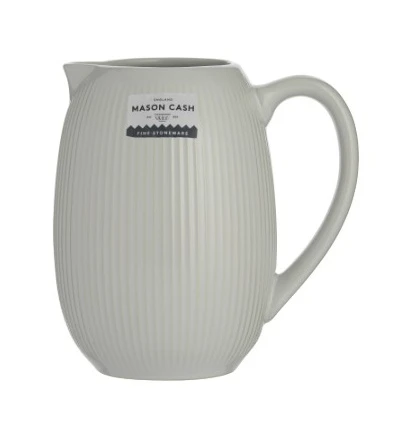 Mason Cash Mason & Cash Linear Pitcher 900ml - White 4 Mason Cash Mason & Cash Linear Pitcher 900ml - White - Image 2