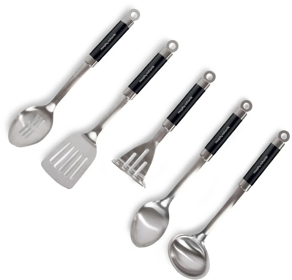 Morphy Richards Accents 5 Piece Tool Set Black 4 Morphy Richards Accents 5 Piece Tool Set Black - Image 2