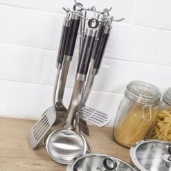 Morphy Richards Accents 5 Piece Tool Set Black 8 Morphy Richards Accents 5 Piece Tool Set Black -Kitchenware Discount Store 42715 7908