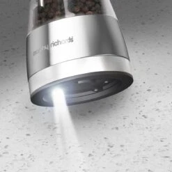 Morphy Richards Accents Electronic Salt & Pepper Mill Stainless Steel -Kitchenware Discount Store 42722 7888