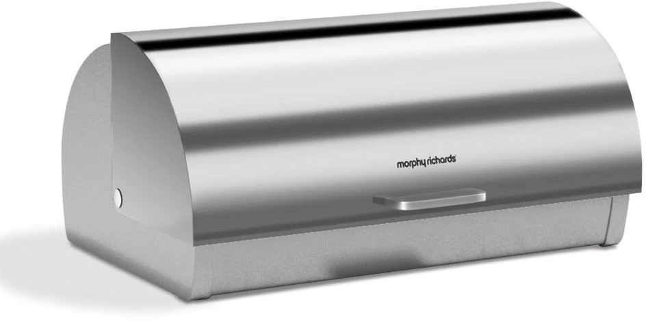 Morphy Richards Accents Bread Bin Roll Top Stainless Steel 3 Morphy Richards Accents Bread Bin Roll Top Stainless Steel