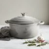 Simply Home Cast Iron 26cm Round Casserole - Grey -Kitchenware Discount Store 42730 7871