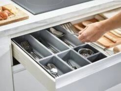 Joseph Joseph Blox 7 Piece Drawer Organiser Set - Grey 8 Joseph Joseph Blox 7 Piece Drawer Organiser Set - Grey -Kitchenware Discount Store 45348 4923