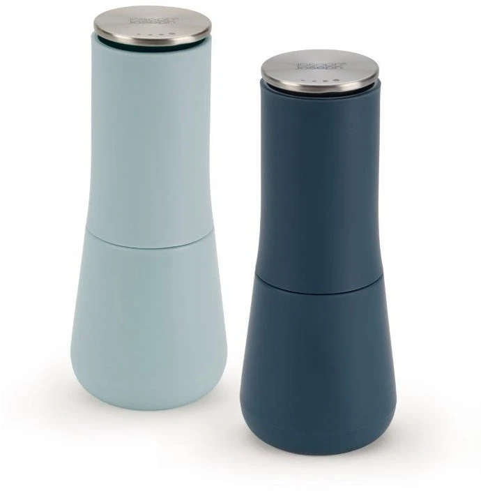 Joseph Joseph Milltop Salt & Pepper Set Editions - Sky 4 Joseph Joseph Milltop Salt & Pepper Set Editions - Sky - Image 2
