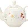 The English Tableware Company Pressed Flowers 6 Cup Teapot 2 The English Tableware Company Pressed Flowers 6 Cup Teapot -Kitchenware Discount Store 45376 4871