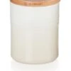Le Creuset Medium Storage Jar With Wood Lid Meringue -Kitchenware Discount Store 45398 4832