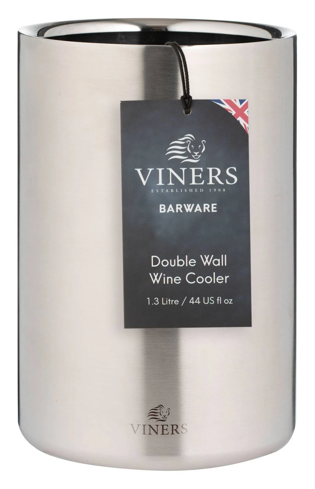 Viners Double Walled Wine Cooler 1.3L - Silver 4 Viners Double Walled Wine Cooler 1.3L - Silver - Image 2