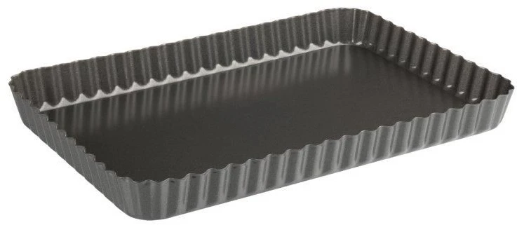 Luxe 31cm Loose Base Rectangular Fluted Quiche Pan 4 Luxe 31cm Loose Base Rectangular Fluted Quiche Pan - Image 2