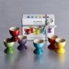 Le Creuset Set 6 Rainbow Egg Cups 2 Le Creuset Set 6 Rainbow Egg Cups -Kitchenware Discount Store 49015 36503