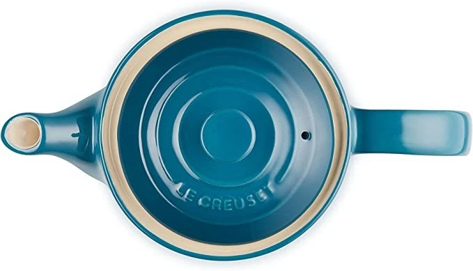 Le Creuset Grand Teapot Deep Teal 5 Le Creuset Grand Teapot Deep Teal - Image 3