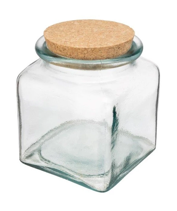 Captivate & Again Recycled Glass Storage Jar 1.1L 3 Captivate & Again Recycled Glass Storage Jar 1.1L