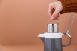 La Cafetiere Barcelona Teapot 4 Cup Cool Grey -Kitchenware Discount Store 49161 36100