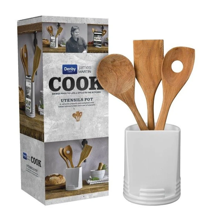 Denby James Martin Cook Utensils Pot 4 Denby James Martin Cook Utensils Pot - Image 2