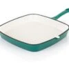Simply Home Cast Iron Grill Pan 23cm Emerald Green -Kitchenware Discount Store 51478 29520